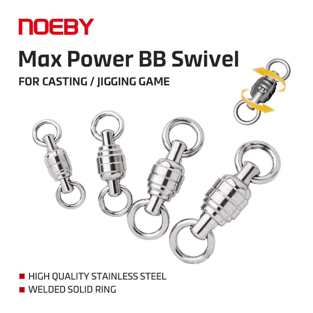 Quality Fishing Equipment - NOEBY Max Power BB Wirbel Hochwertiger,