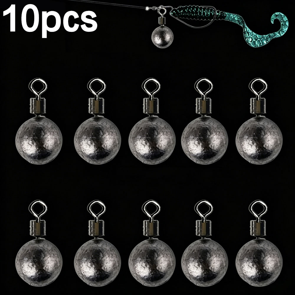 Fishing Equipment On Sale - 10 Stück 5-20g Runde Bleigewichte mit
