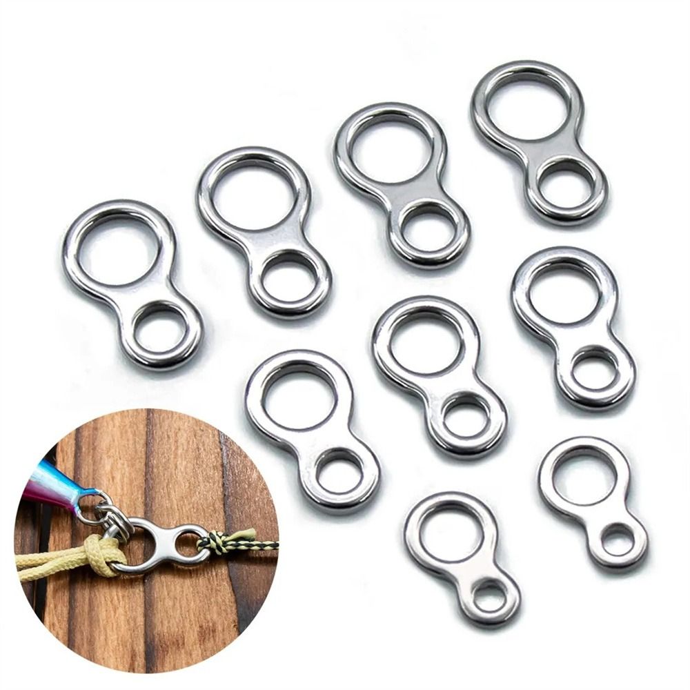 Fishing Equipment On Sale - 10 Stück Angeln Massiv ring Edelstahl