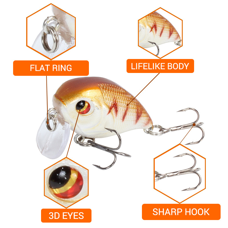 1Pcs Schwimm Crank Angeln Lock – Quality Fishing Equipment Bewertung und Preis