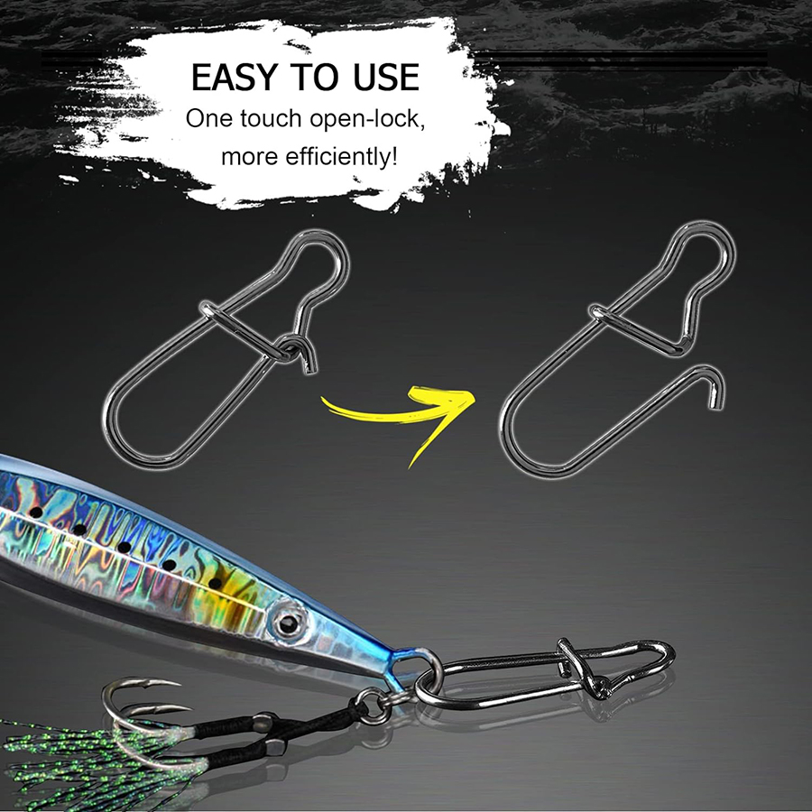 50 Stück Crankbait Snaps Edels – Fishing Equipment Basics Bewertung und Preis