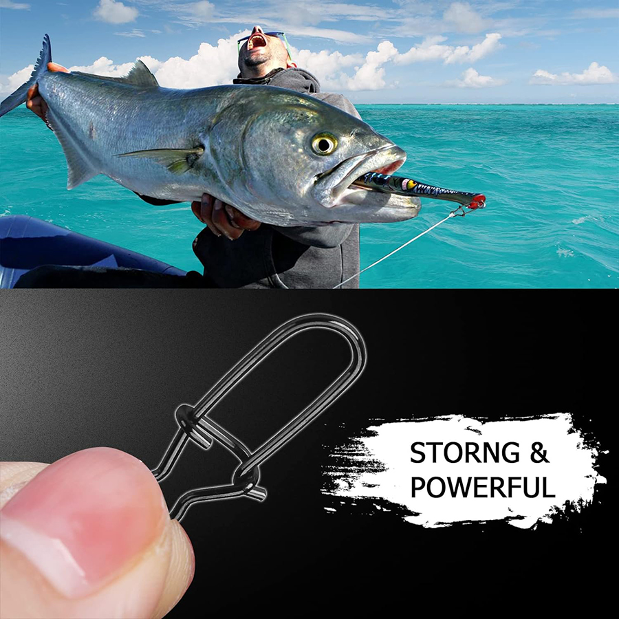 50 Stück Crankbait Snaps Edels – Fishing Equipment Basics Bewertung und Preis