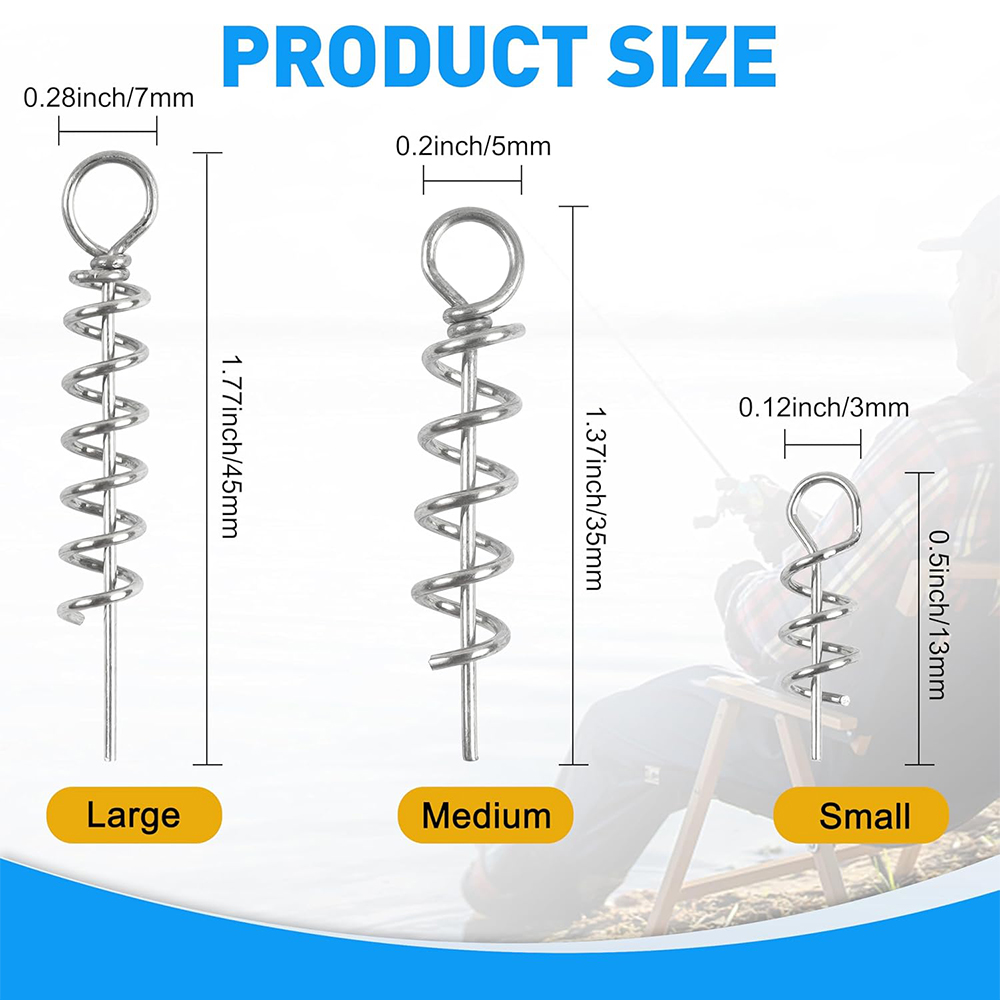 50Pcs Frühling Twist Lock Ange – Fishing Equipment Basics Bewertung und Preis