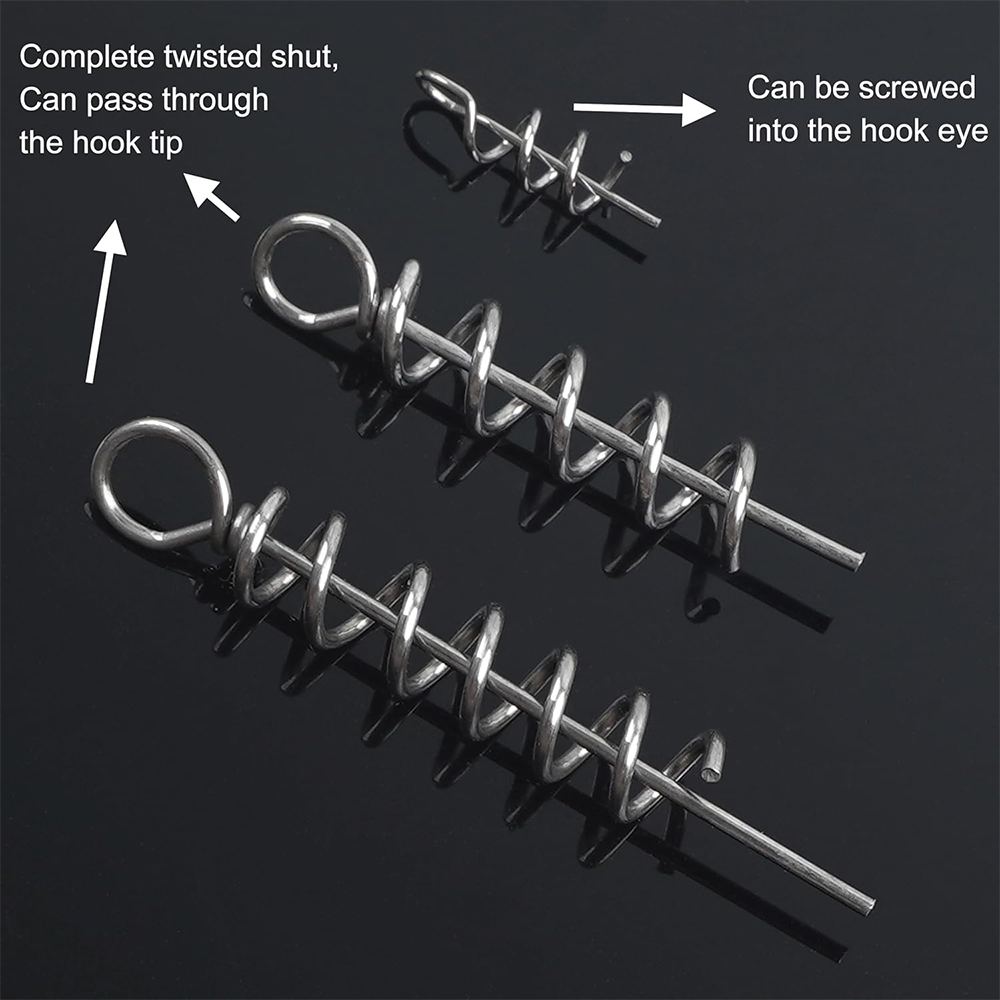 50Pcs Frühling Twist Lock Ange – Fishing Equipment Basics Bewertung und Preis