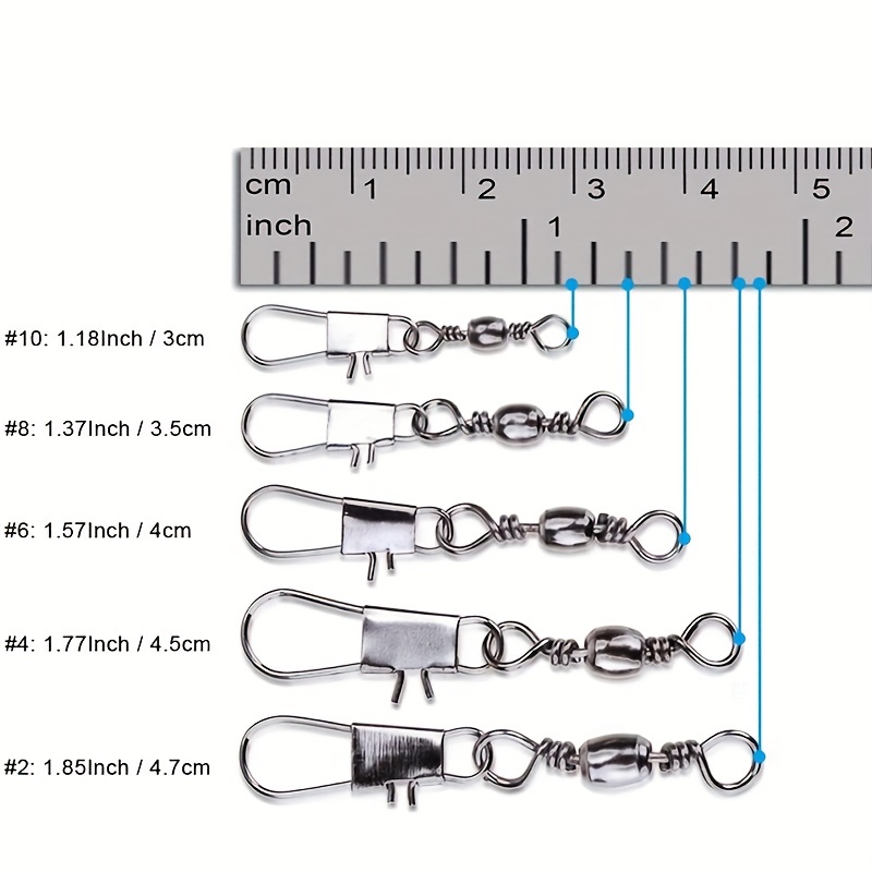 50/200 Stück Barrel-Snap-Wirbe – Fishing Equipment Set Bewertung und Preis